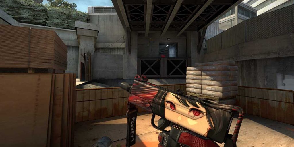 Anime Skins and Stickers in CSGO